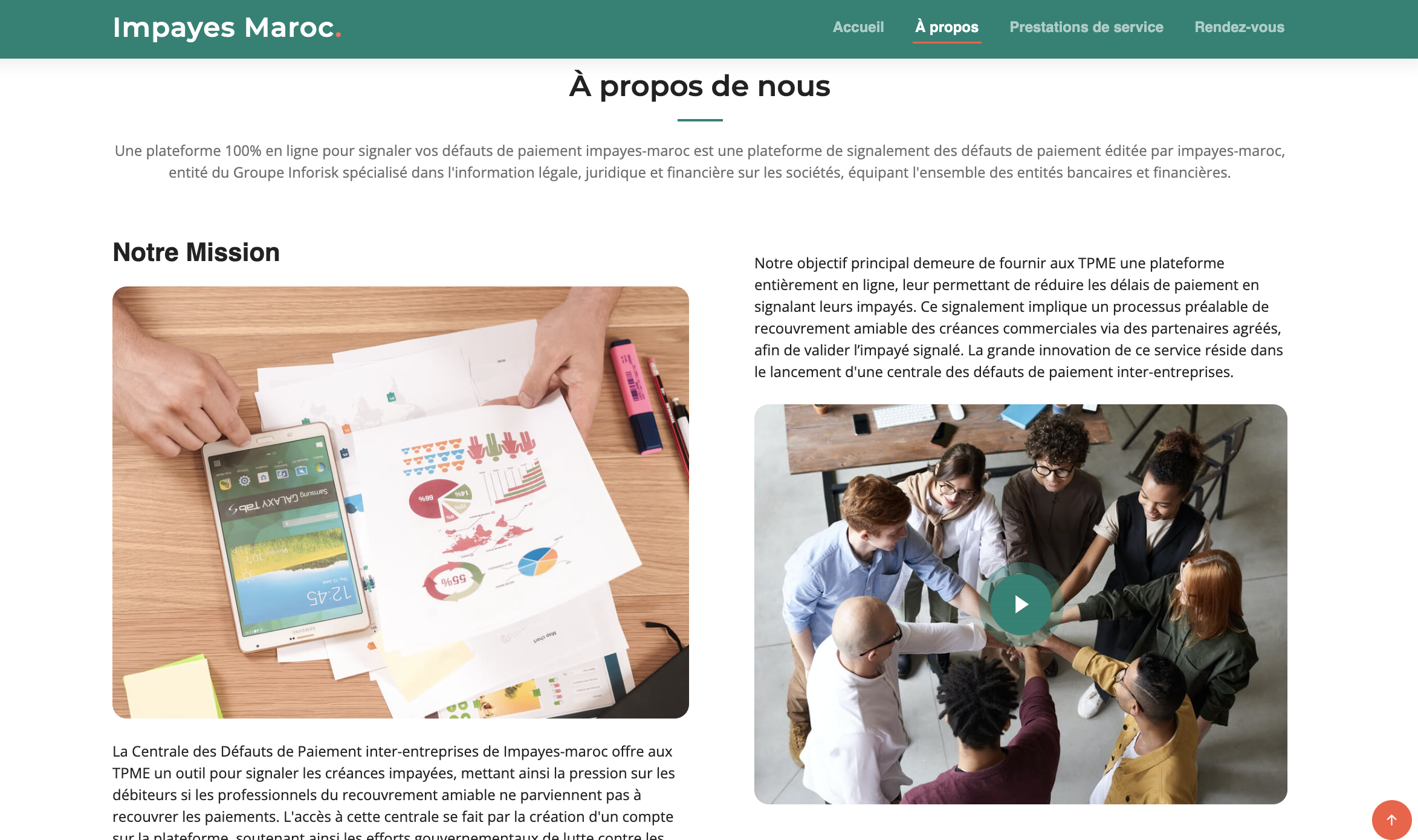 Impayes Maroc: Centralized Debt Management and Recovery Platform for Businesses slide 2